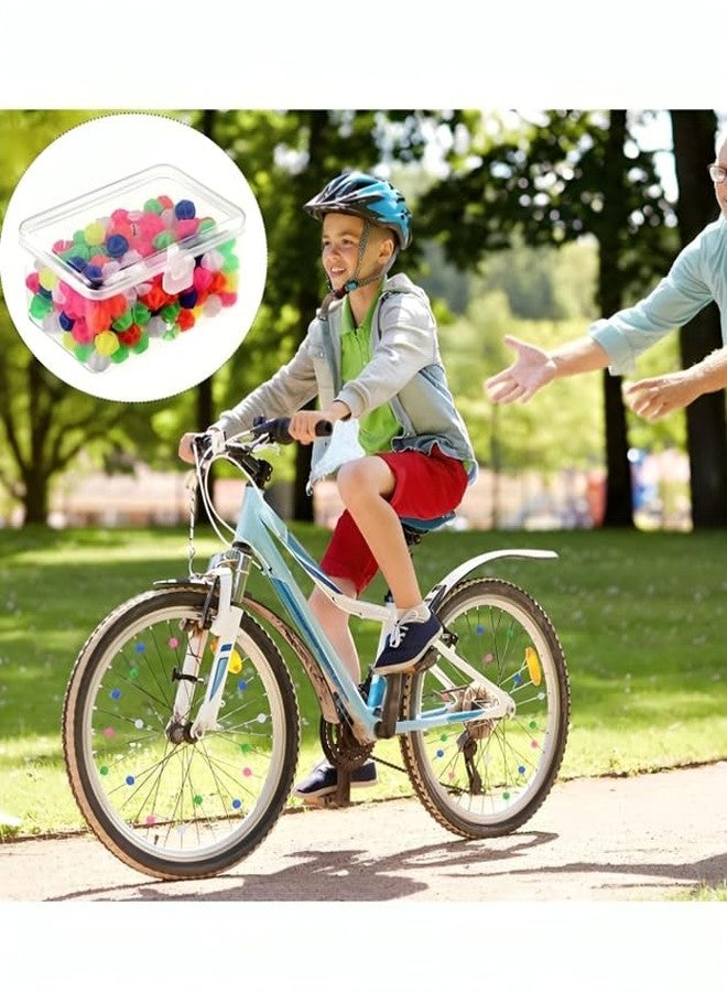 Neemo Bicycle Spoke Decoration, 216 Pieces Multi Colour Spoke Beads with Plastic Storage Box - Image 3