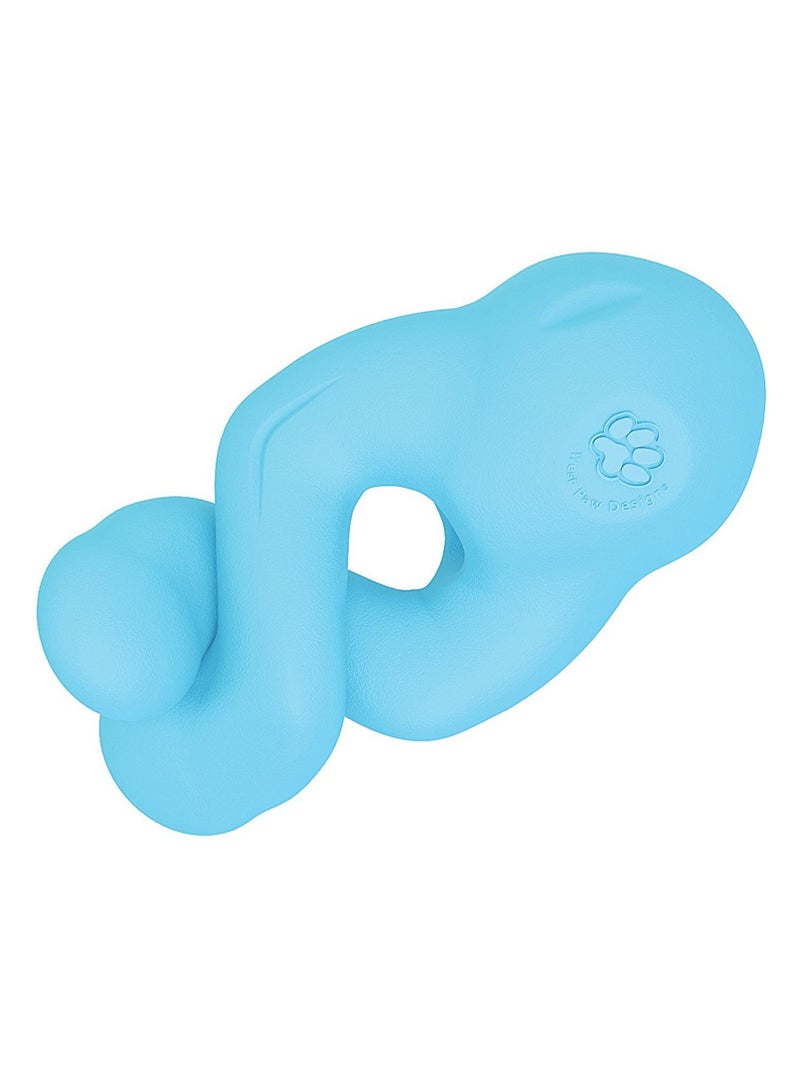 West Paw Tizzi Dog Toy Small Blue - Image 1