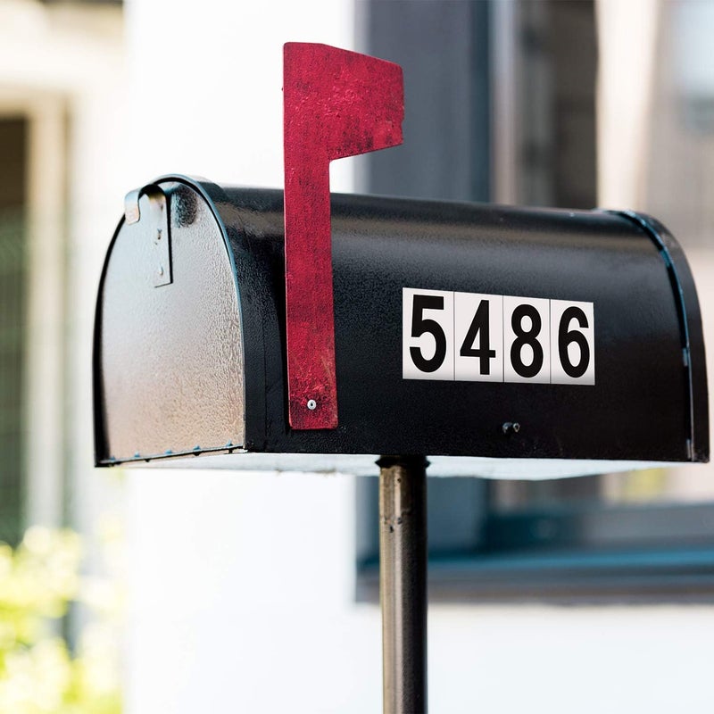 Outus 240pcs 10 Sheets Self Adhesive Vinyl Numbers Stickers Waterproof Reflective Mailbox Numbers Decals for Window Door Address Business and Mailbox Signs, Indoor or Outdoor - Image 3