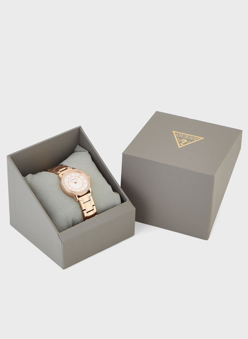 GUESS MELODY Stainless Steel 28 mm Analog Watch - Image 5