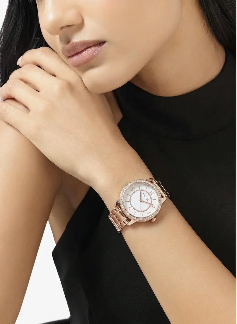 GUESS  MELODY Stainless Steel 28 mm Analog Watch for Women | Best Price UAE