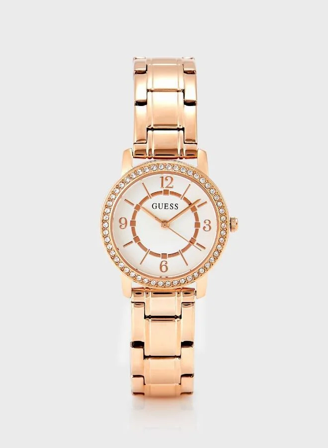 MELODY Stainless Steel 28 mm Analog Watch