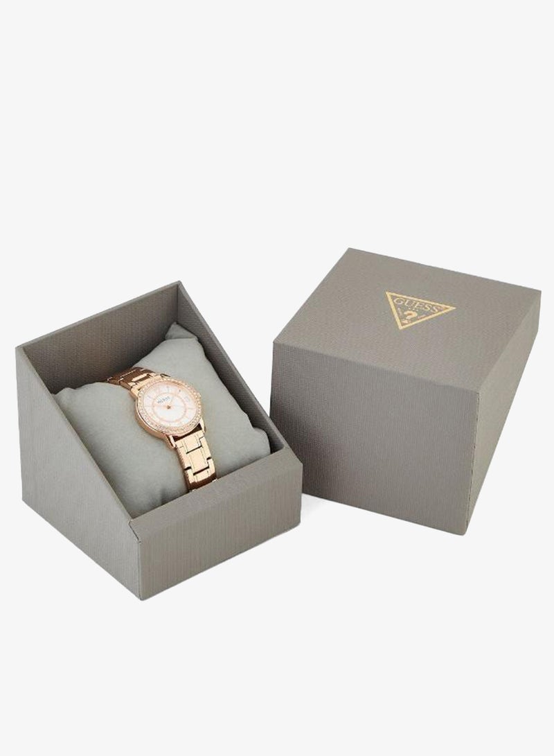 GUESS MELODY Stainless Steel 28 mm Analog Watch - Image 5