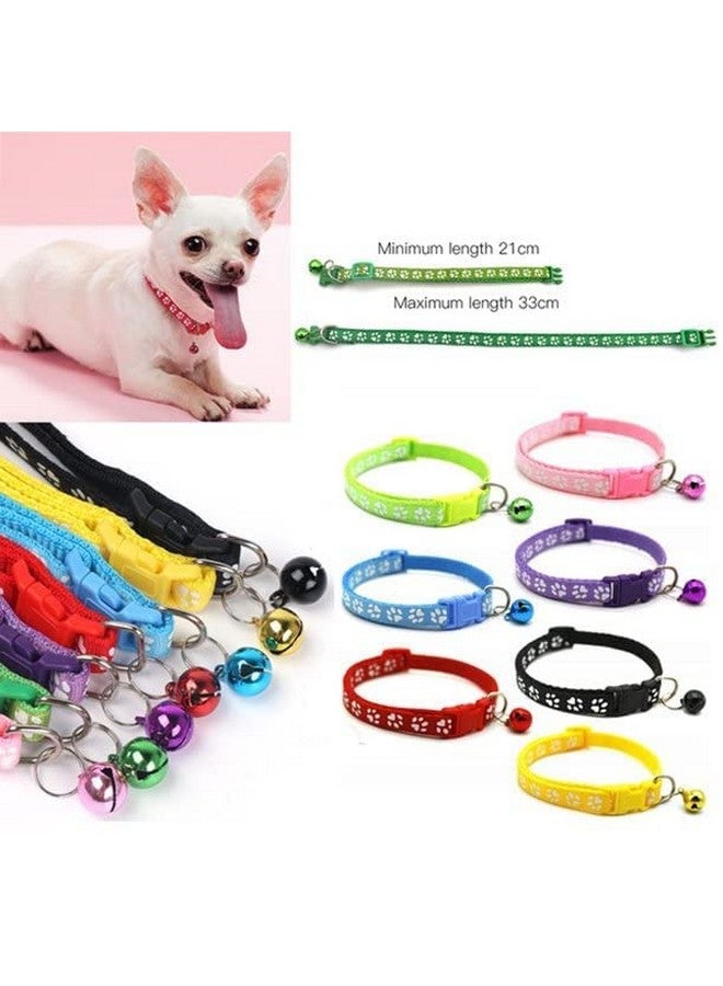 طوق قطط عاكس مع جرس مكون من قطعتين، طوق قطط أساسي مع مشبك قابل للتعديل من البوليستر أو أحزمة الأمان - مقاس صغير جدًا (لون أحمر) - Image 4