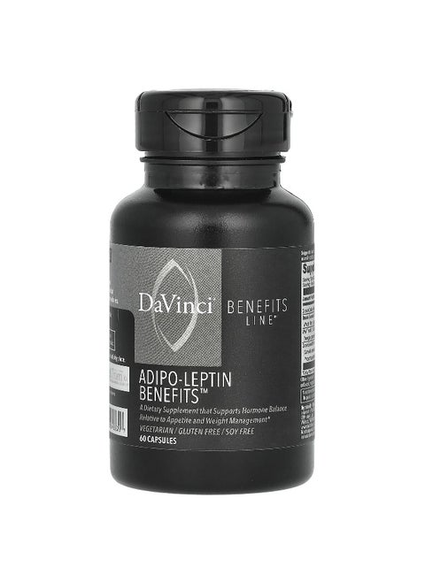 DaVinci Laboratories, Benefits Line, Adipo-Leptin Benefits, 60 Capsules