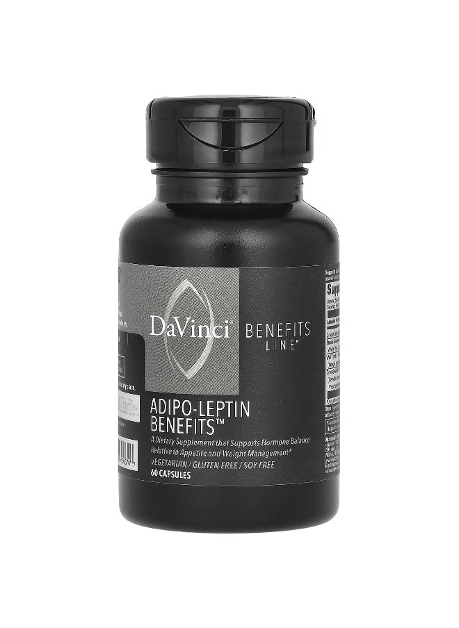 DaVinci Laboratories DaVinci Laboratories, Benefits Line, Adipo-Leptin Benefits, 60 Capsules  - Image 1
