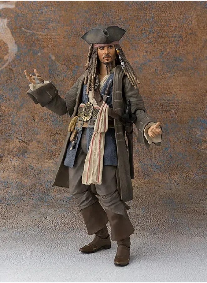 General Pirates of the Caribbean Captain Jack Model Toy Birthday Party collection Decoration Johnny Depp Character Model Desktop Decoration can be hand-made model  - Image 2
