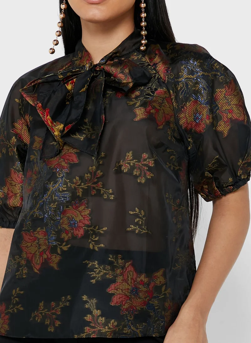 Ted Baker Puff Sleeve Dress