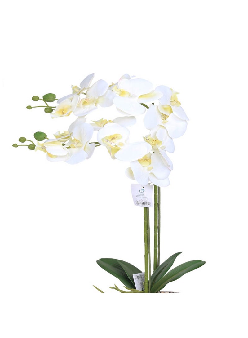 سي او أرماء شجرة صناعية محاكاة للشجر الاوركيد الطبيعي ب2 فروع وبحوض بلاستيكي بارتفاع 70 سم - Image 2