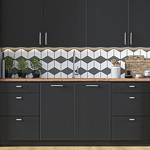 Ravinte 10 Pack Cabinet Handles Brushed Nickel Cabinet Pulls Kitchen Cabinet Handles,Curved Drawer Pulls in 1-3/4 Inch Length with Single Hole Arch Kitchen Cabinet Hardware - Image 5