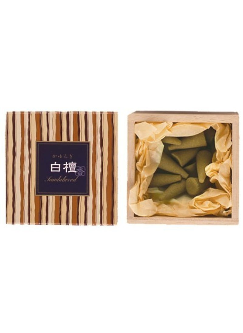 nippon kodo nippon kodo Kayuragi  Sandalwood 12 Cones Japanese Quality Incense 