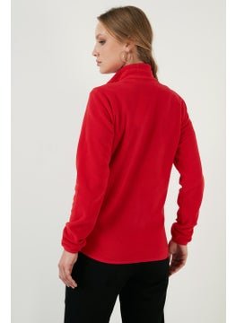Lela High Collar Zipper Pocket Fleece Cardigan Women's Fleece 5907002  - Image 5