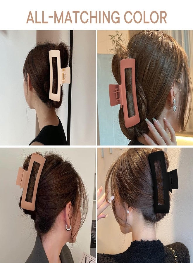 RHOSYN HAIR ACCESSORIES Extra Large Claw Clips Barrettes For Thick Hair And Long Hairs, Jumbo Claw Clips, Oversized Matte Non-Slip Hair Clips For Women, Big Strong Hold Jaw Clamp (Pack-3) - Image 3