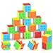 VDEALEN Full Size 3x3x3 Speed Cube Set 22in Puzzle Party Favors Toy Stickerless Magic Cube Set School Classroom Prize for Students Birthday Party Stocking Stuffers Gifts for Kids Teens Adults20 Pack - Image 2