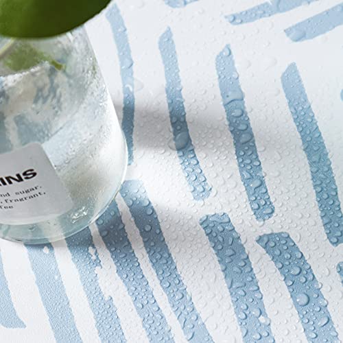 Guvana Line Peel and Stick Wallpaper Blue and White Wallpaper Striped Contact Paper 17.7"x118" Self Adhesive Wallpaper Removable Contact Paper Decorative Wallpaper for Bathroom Livingroom Covering - Image 5