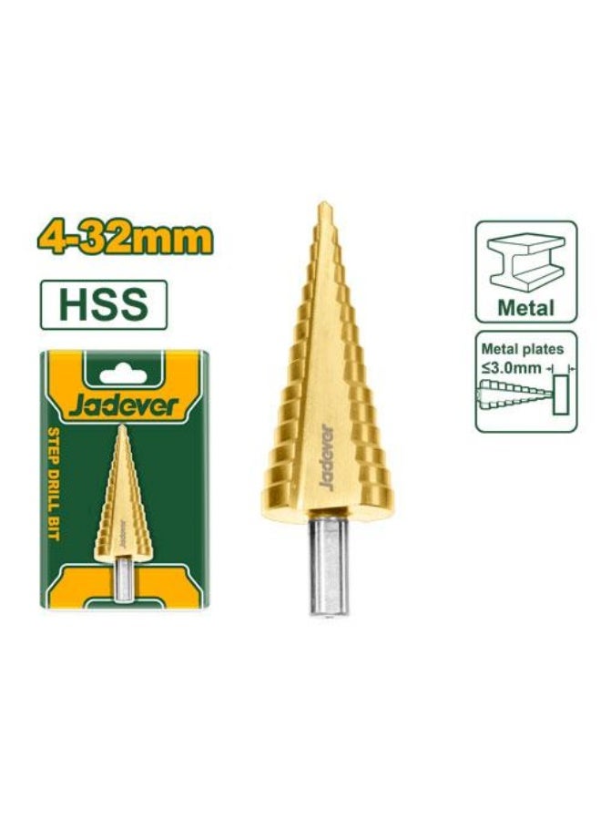Jadever JADEVER STEP DRILL 4-32MM JDJD1403 - Image 1