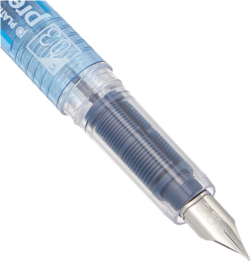 PLATINUM Fountain Pen, Preppy, Fine Nib, Blue Black (1716032.0) - Image 3