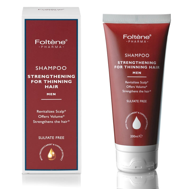 FOLTENE Hair Thickening Shampoo for Men Strengthening Formula to Reduce Thinning Boost Volume Enhance Hair Health Thickening Silicone SulfateFree Solution for Fuller Strands 676 fl oz - Image 3