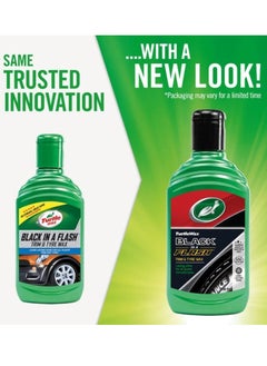 TurtleWax Black In A Flash Trim and Tires Dressing 300ML  - Image 3