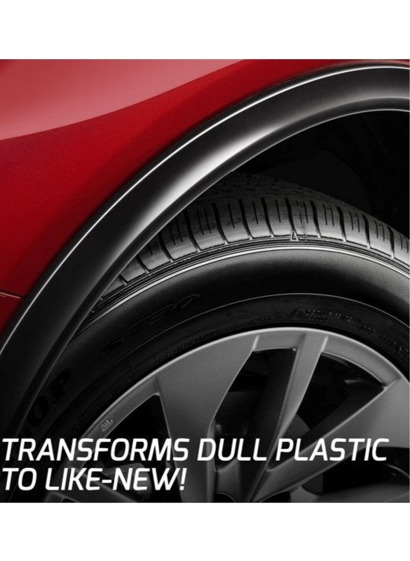 TurtleWax Black In A Flash Trim and Tires Dressing 300ML  - Image 5