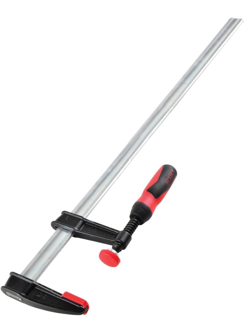 BESSEY Light Duty Tradesman's Bar Clamp - 2.5x24 In - TGJ2.524 - Woodworking Clamps with Wooden Handle, Ideal for Home Improvement & Workbench Projects, carpentry and Cabinetry