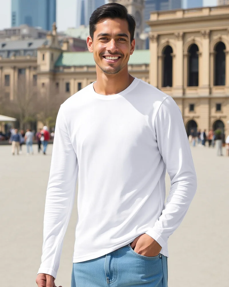 بيواكوف تي شيرت رجالي أبيض