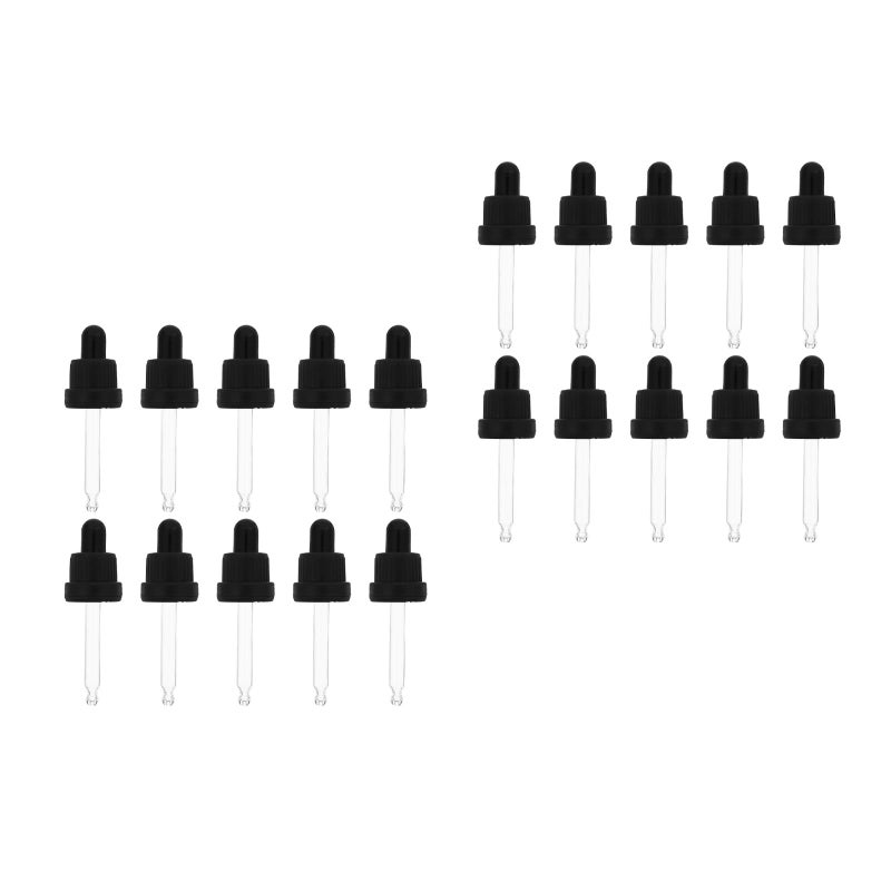 20 Sets Leak-proof Bottles Glass Droppers Droppers for Women - Image 1