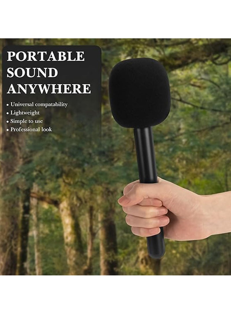 candc Interview 3-in-1 Dual Wireless Microphone System – Black | 2 Transmitters & 1 Receiver | Noise-Canceling, Long Battery Life (8 Hours), Wide Device Compatibility for Smartphones, Cameras, Laptops | Ideal for Vlogging, Podcasting, YouTube, Live Streaming  - Image 4