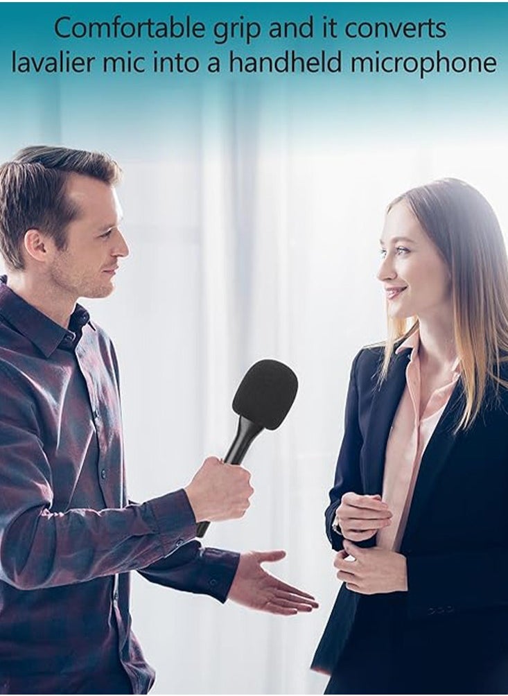 candc Interview 3-in-1 Dual Wireless Microphone System – Black | 2 Transmitters & 1 Receiver | Noise-Canceling, Long Battery Life (8 Hours), Wide Device Compatibility for Smartphones, Cameras, Laptops | Ideal for Vlogging, Podcasting, YouTube, Live Streaming  - Image 5
