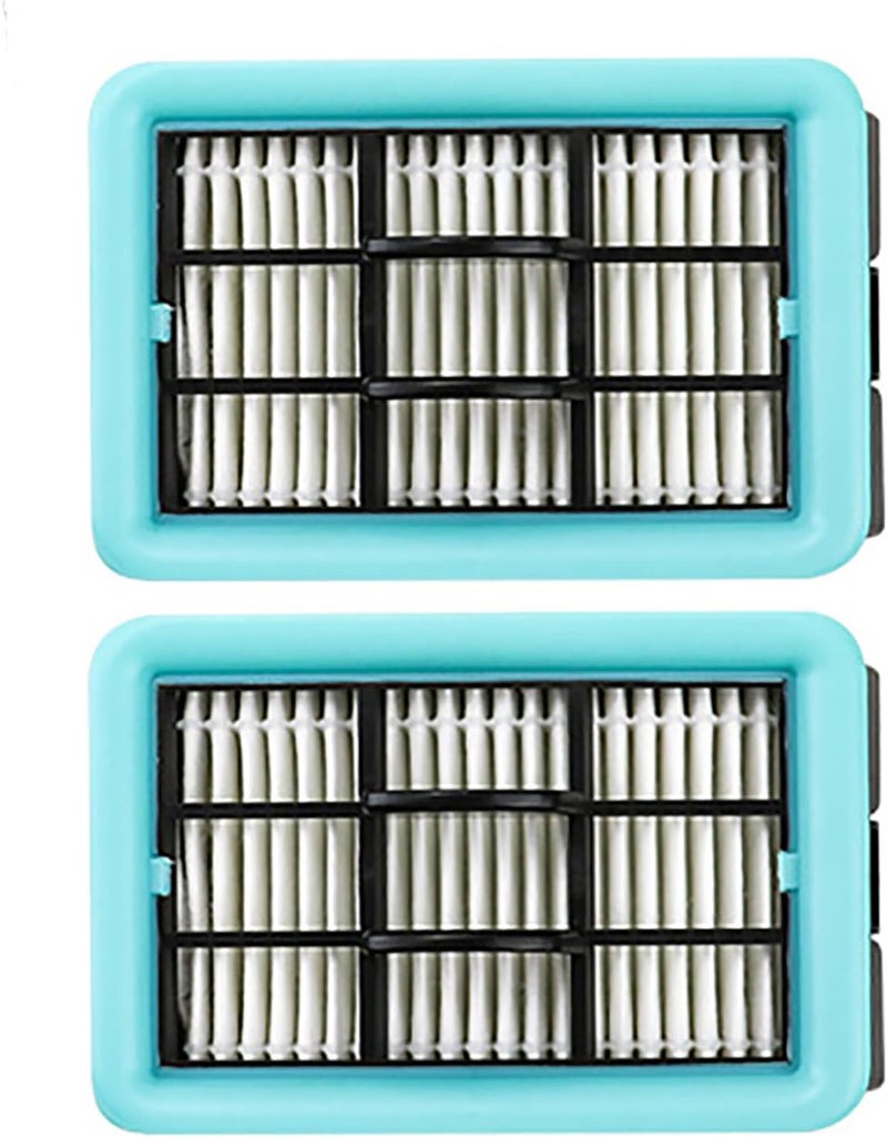 HMHAMA فرشاة دوارة وفلتر HEPA بديلة لمكانس Bissell Crosswave HF2/3845N/3831 أجزاء ممسحة الأرضيات، 2 فلتر HEPA - Image 1
