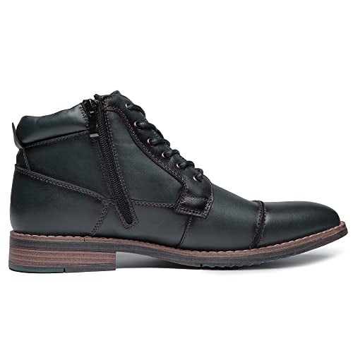 Arkbird Mens Dress Boots, Genuine Leather Classic Casual Ankel Boots with Side Zipper - Image 2