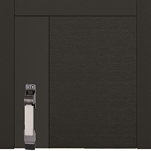Atom Door Stopper | Kickdown Door Stop with One Touch | Adjustable Height & Rubber Tip 1.5 Inches, Door Stops (Black Silver Finish, DS004), Pack of 5 - Image 5