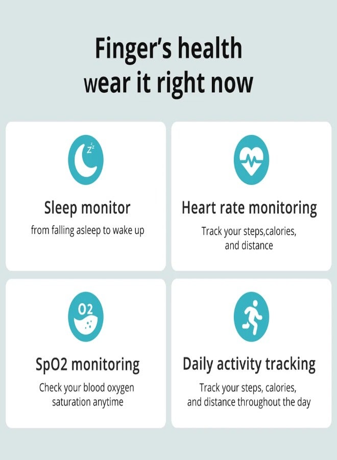 ColMi COLMI R10 Smart Ring with Charging Case for Men Women, Health and Sleep Monitor, 5ATM Waterproof Multi-sport Mode  - Image 3
