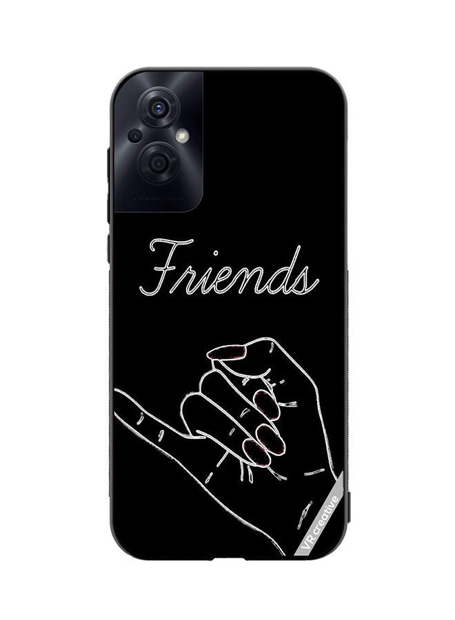 VR CREATIVE Protective Case Cover For Oppo Reno8 Z Friend Design Multicolour - Image 1