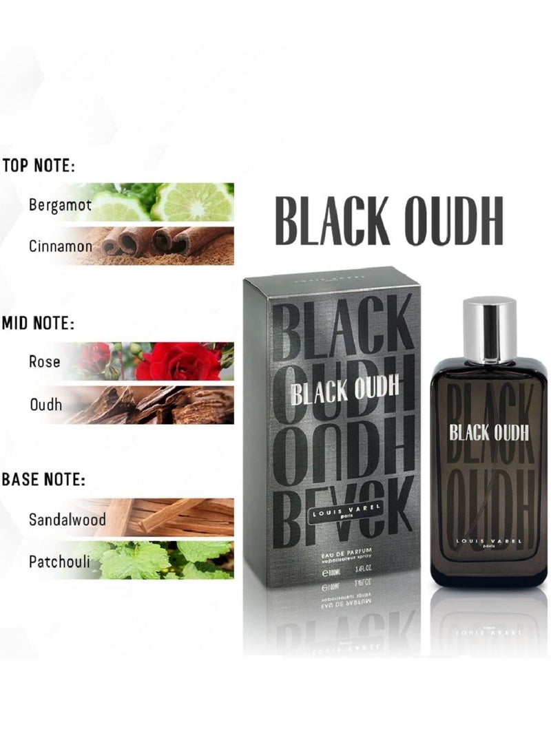LOUIS VAREL BLACK OUDH EDP UNISEX 100ML - Image 4