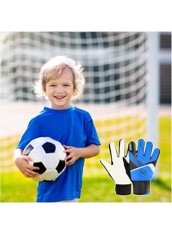 بيوينتي Kid's Goalkeeper Gloves Finger Protection Latex Soccer Goalie Glove Teenagers Breathable Sports with Good Grip - Image 5