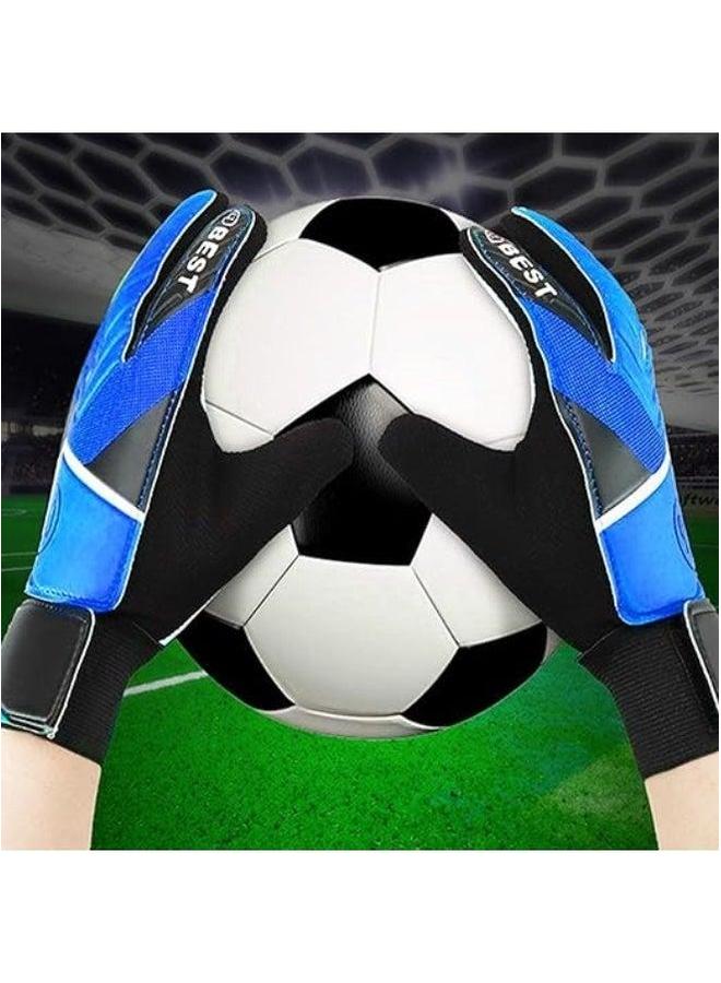 بيوينتي Kid's Goalkeeper Gloves Finger Protection Latex Soccer Goalie Glove Teenagers Breathable Sports with Good Grip - Image 2