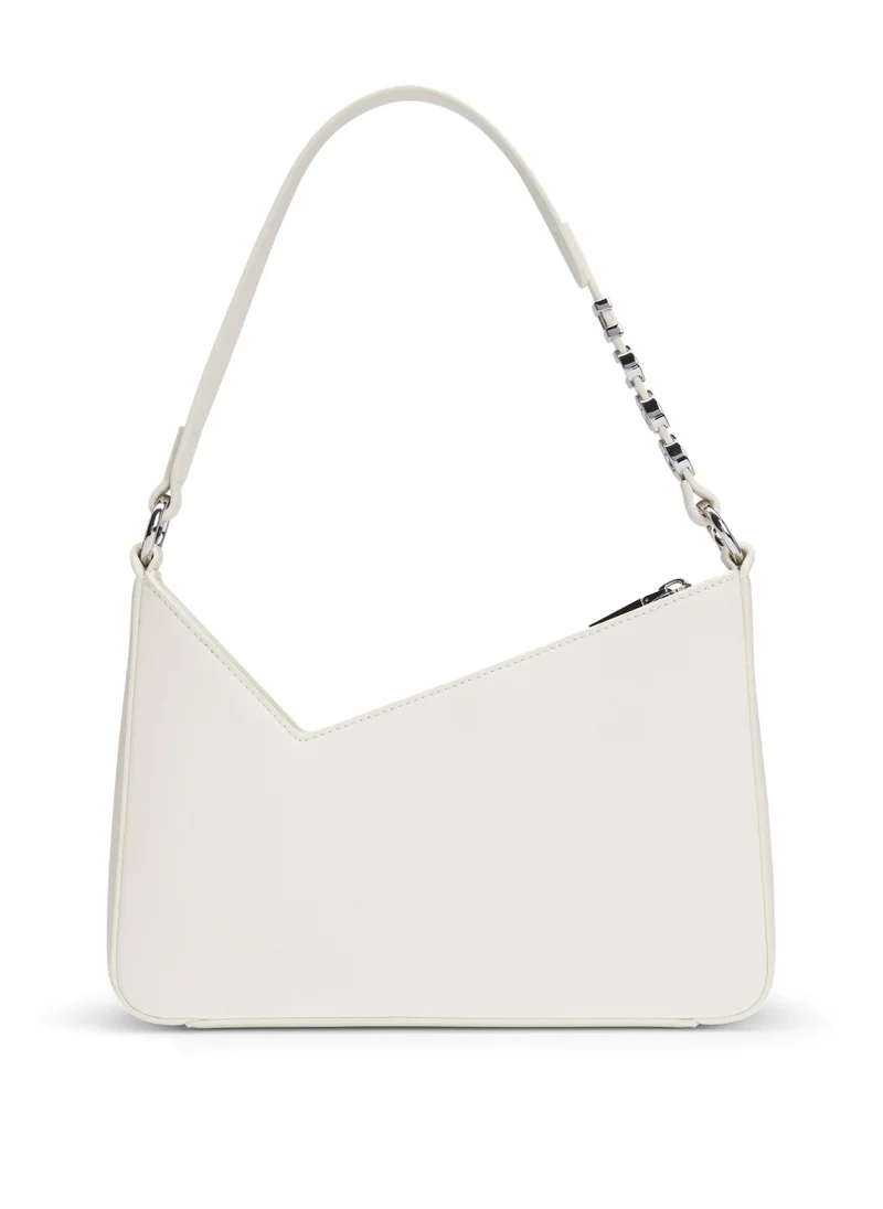 HUGO Faux-leather shoulder bag with logo strap