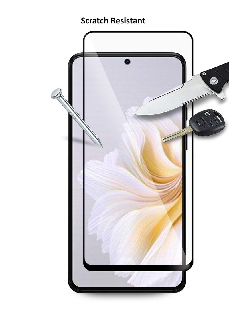 Wtech Premium E2E Full Glue Full Cover Tempered Glass Screen Protector For Tecno Camon 20 4G 2023 Clear - Image 4