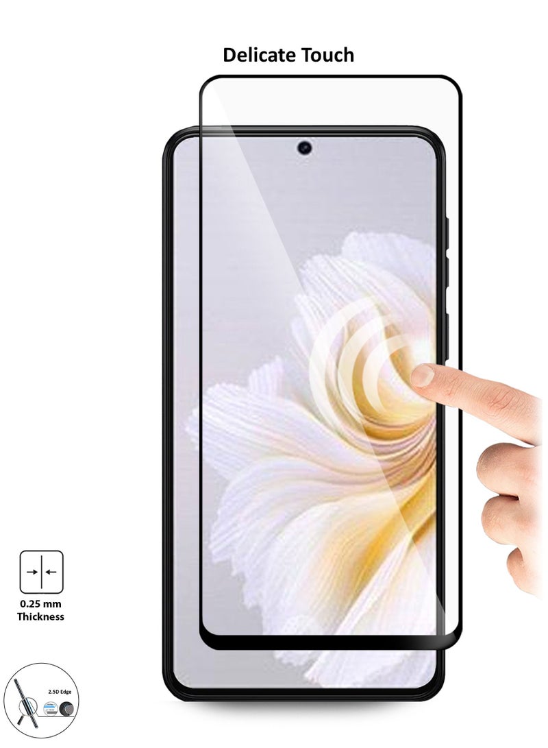 Wtech Premium E2E Full Glue Full Cover Tempered Glass Screen Protector For Tecno Camon 20 4G 2023 Clear - Image 5