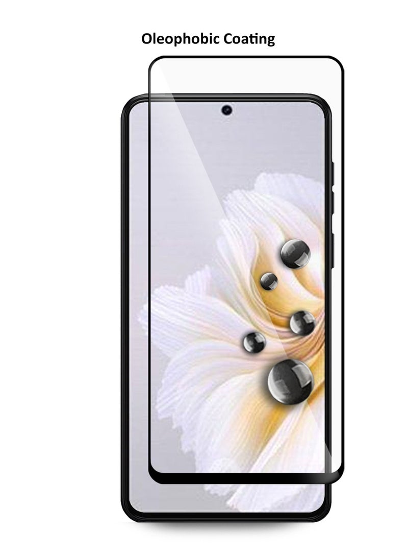 Wtech Premium E2E Full Glue Full Cover Tempered Glass Screen Protector For Tecno Camon 20 4G 2023 Clear - Image 3