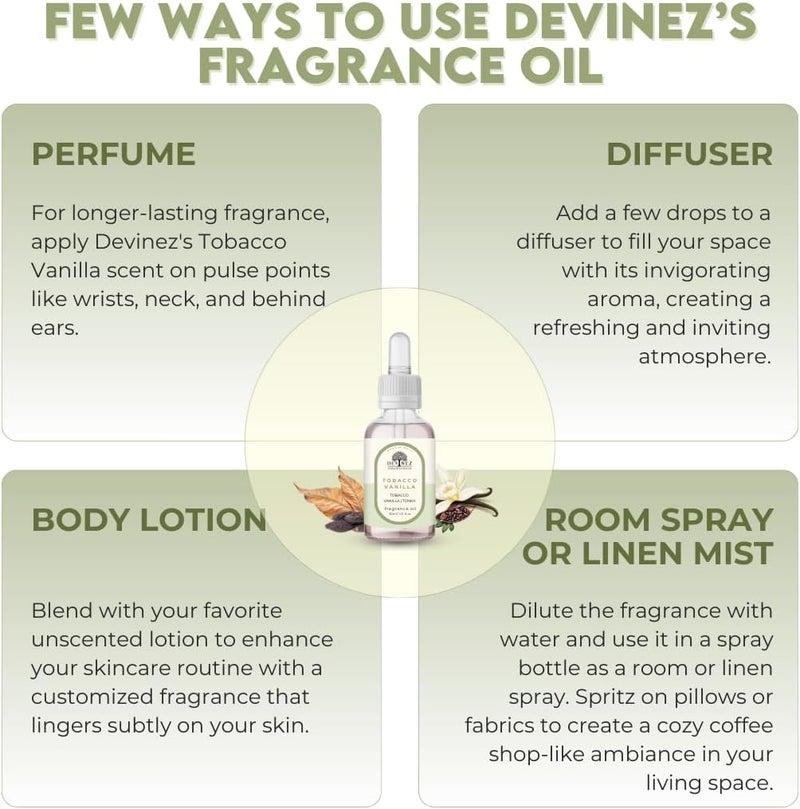 Tobacco Vanilla Fragrance Oil 30ml Perfect for DIY Candles, Aromatherapy & Diffusers (IFRA Certifed) - Image 5