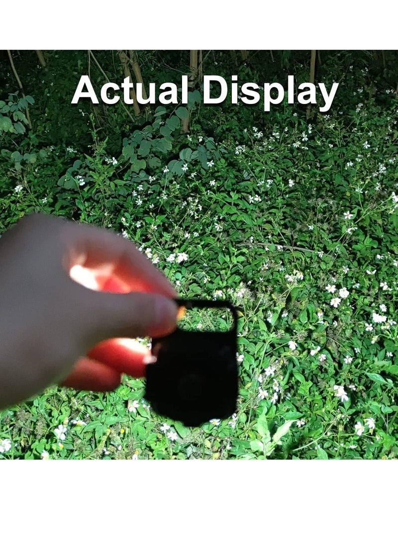 Mini Flashlight, 800Lumens COB Bright Rechargeable Keychain Flashlights, 4 Light Modes Portable Pocket Light with Folding Bracket Bottle Opener and Magnet Base for Camping Fishing Walking - Image 4