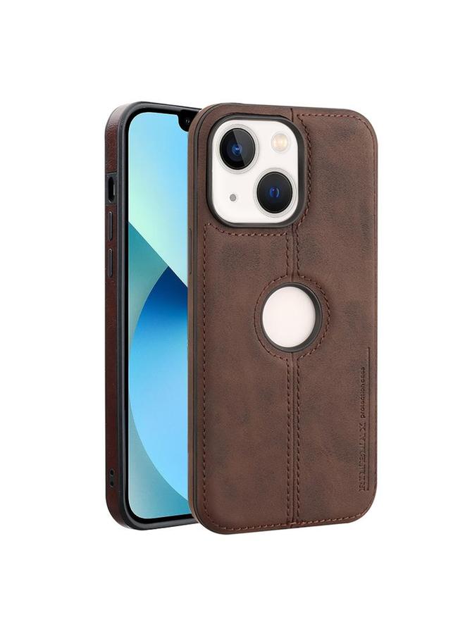 Zaboon Case For iPhone 13 Crazy Horse Leather Back Cover Phone Case - Image 1