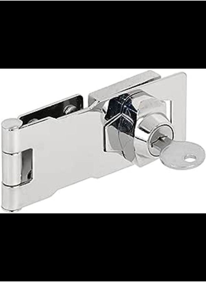 ABBASALI Twist Knob Keyed Locking Hasp for Small Doors  - Image 1