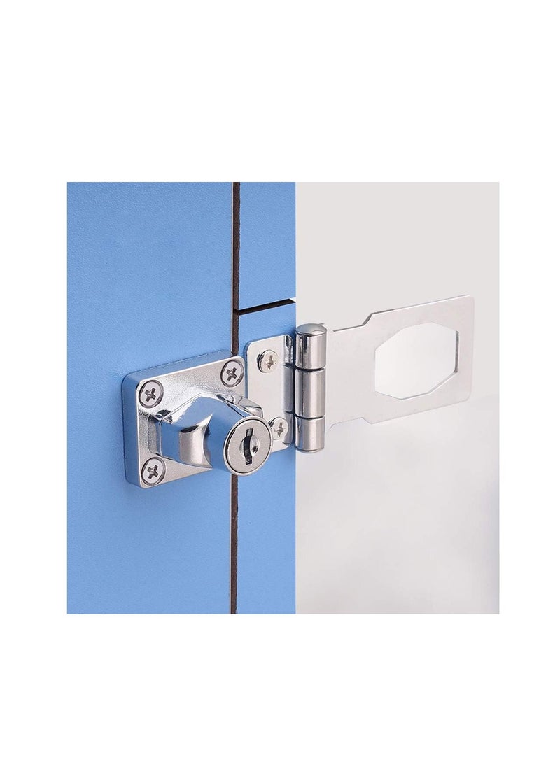ABBASALI Twist Knob Keyed Locking Hasp for Small Doors  - Image 5