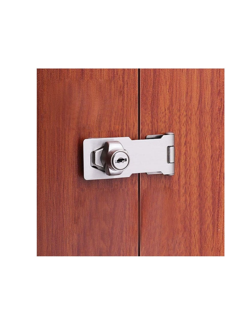 ABBASALI Twist Knob Keyed Locking Hasp for Small Doors  - Image 4