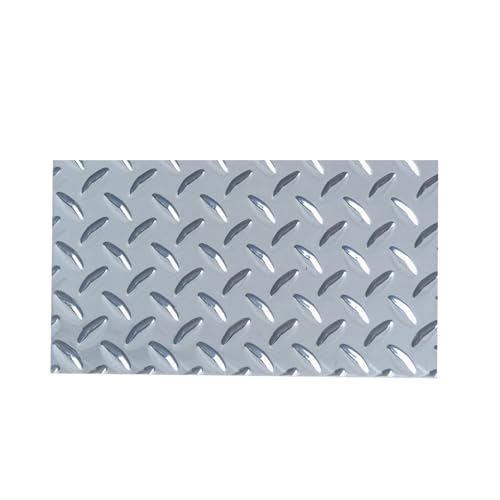M-D Building Products 56022 12 in. x 24 in. x .063 in. Silver Aluminum Sheet Diamond Tread - Image 3