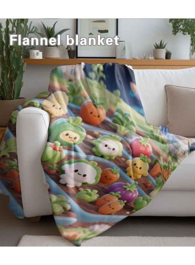 general Baby and children's cartoon flannel thin blanket (warm and comfortable, suitable for sleep, game use) 70cm*100cm - Image 3