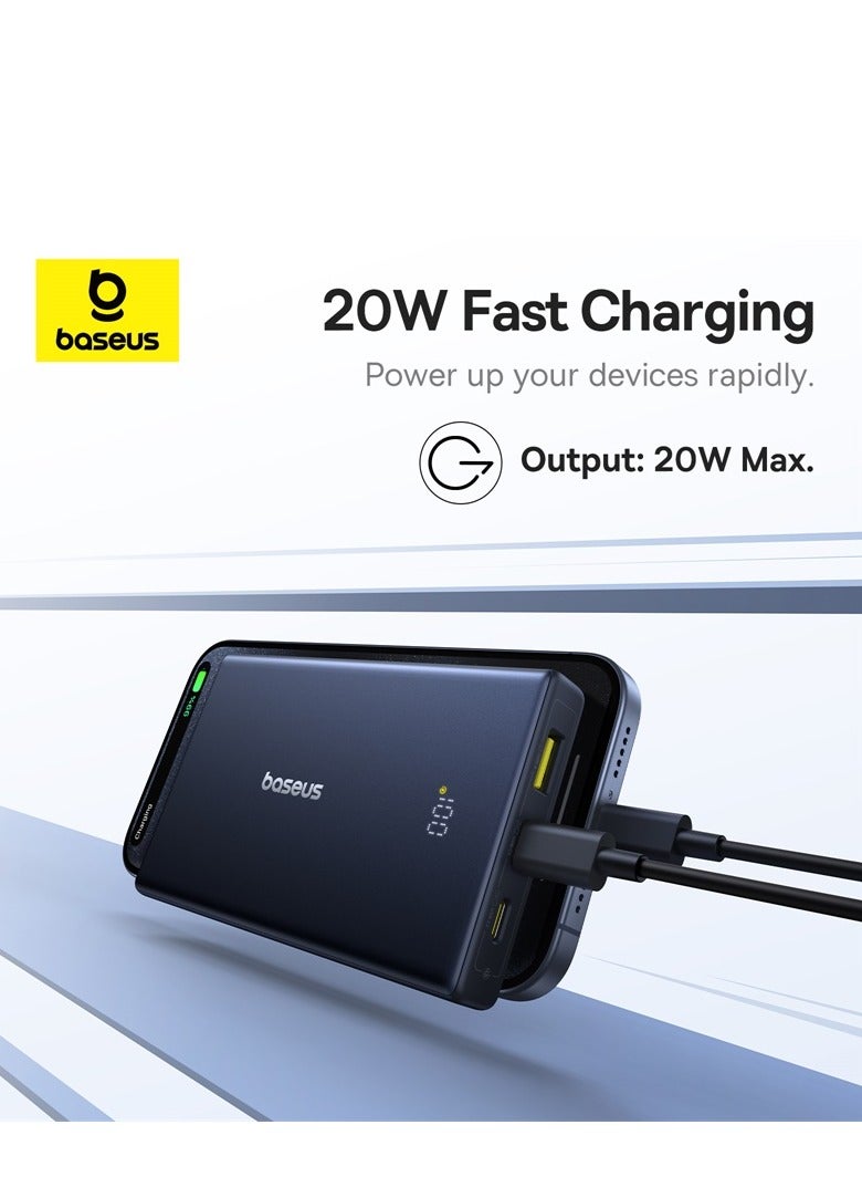 بيسوس بنك طاقة 20 واط USB-C، شاحن محمول مع PD 3.0، شحن سريع QC 4.0، شاشة LED، 3 مخرجات متوافقة مع آيفون 15 برو ماكس/بلاس، سامسونج S24، جوجل بيكسل، آير بودز، آيباد والمزيد - Image 2